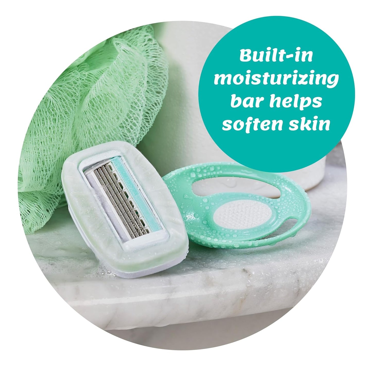 Schick Intuition Go Disposable Razor - Sensitive Skin Formula with Organic Aloe | 1ct Travel Razor