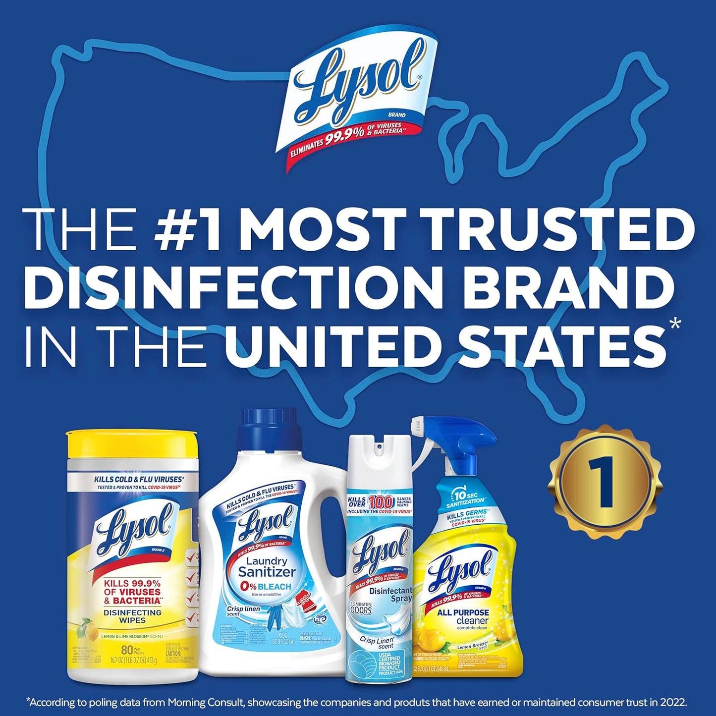 Lysol Pro All-Purpose Cleaner - Advanced Deep Cleaning Disinfectant Spray - Lemon Breeze - 32 oz Bottle (Pack of 12)