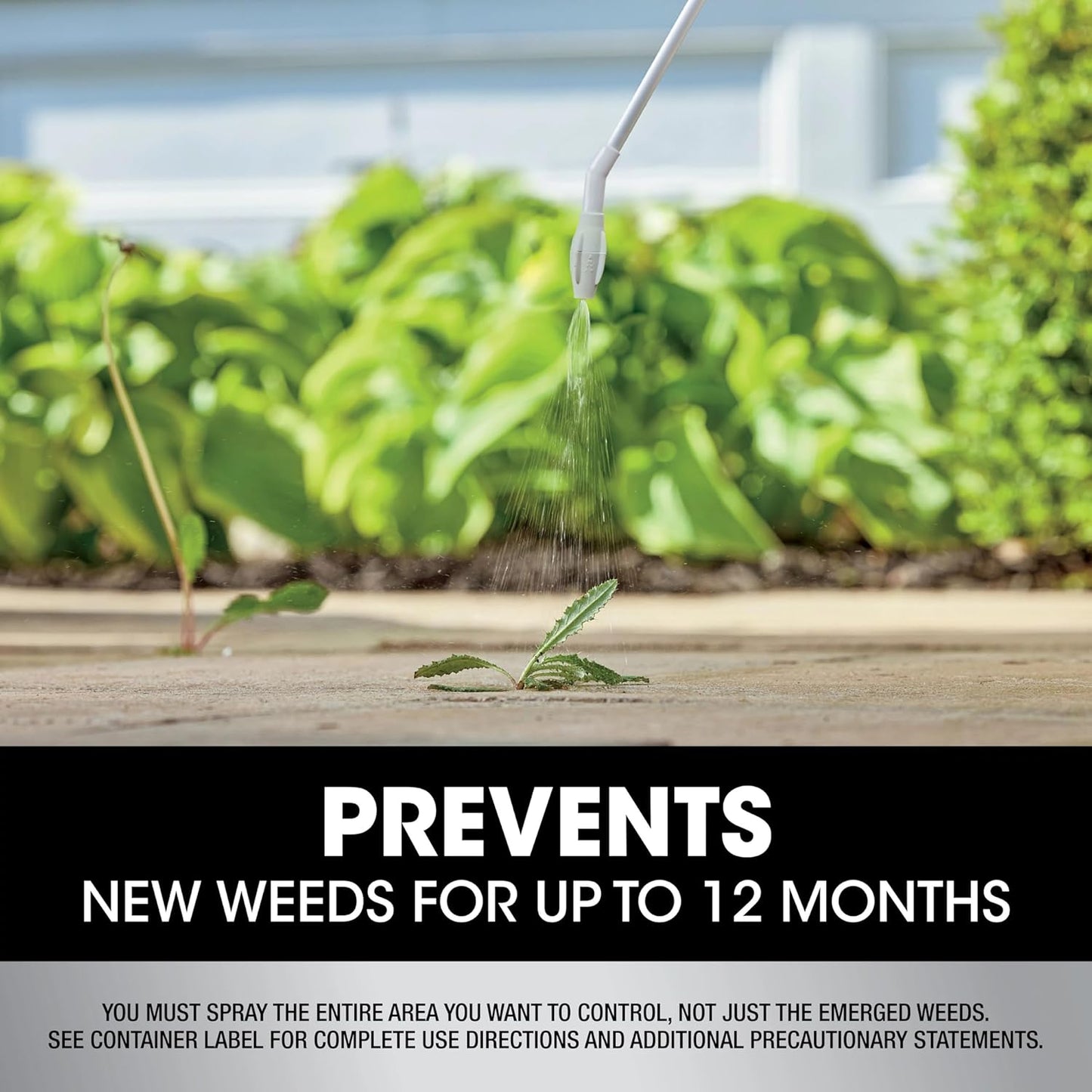 Roundup 365 Dual Action Weed & Grass Killer - Kills & Prevents for 1 Year | 1.25 Gallon Refill