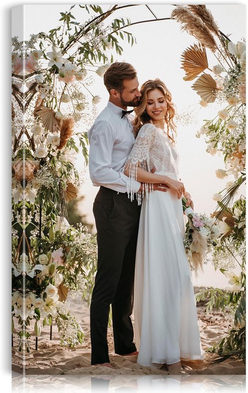 Custom Canvas Prints by [Brand Name] - Personalized Photo Wall Art for Weddings, Family & Home Decor | 24x40 Wrapped Frame