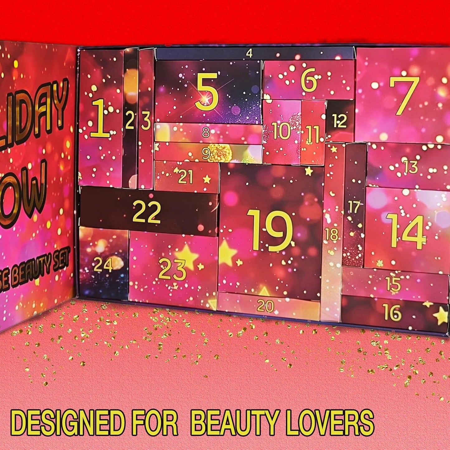 Skiennix Makeup Advent Calendar 2025 - 24 Gift Boxes for Teens & Women | Christmas Countdown Set