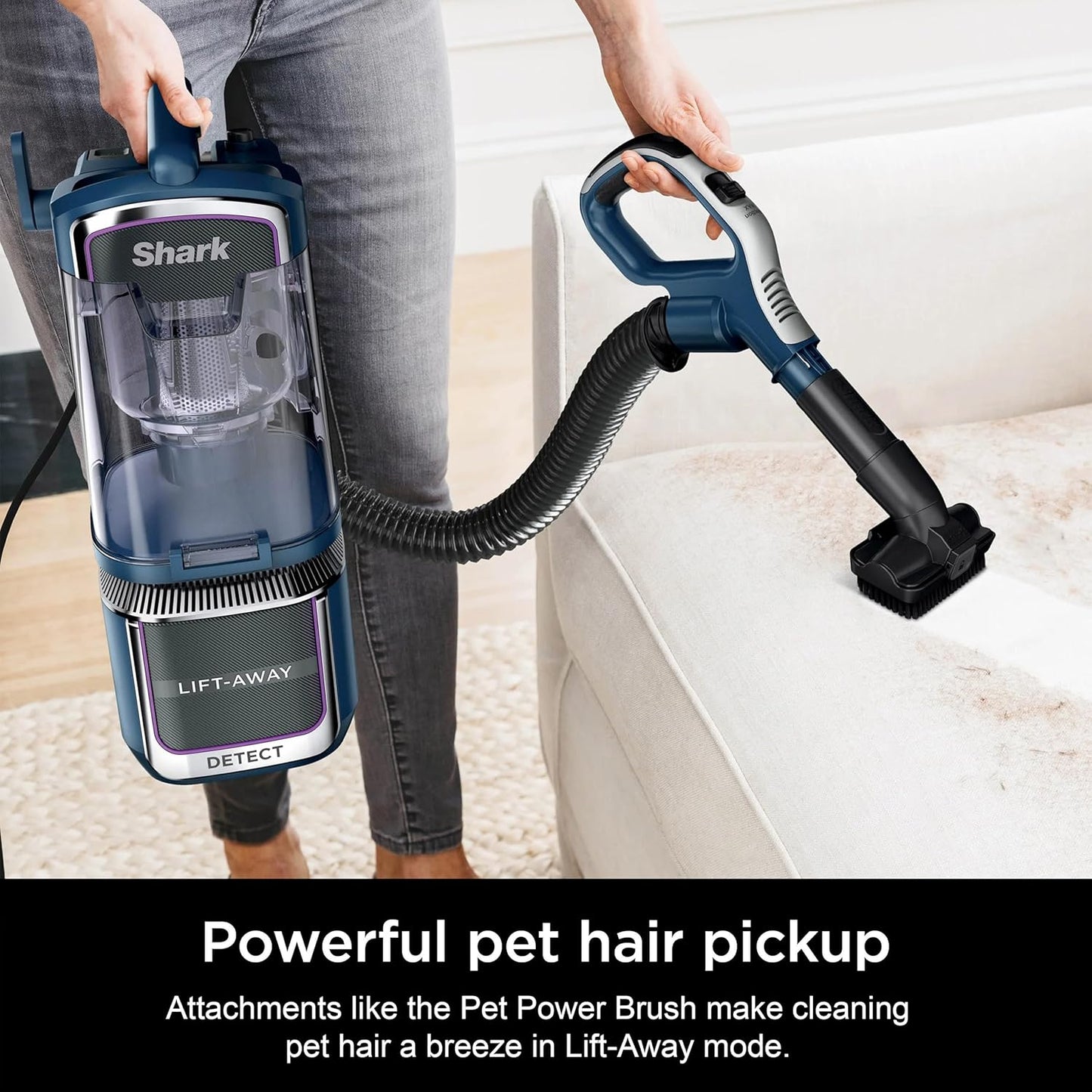 Shark Detect Performance Lift-Away Advanced Vacuum - DuoClean, Odor Neutralizer, LED Headlights | 3 Tools Included