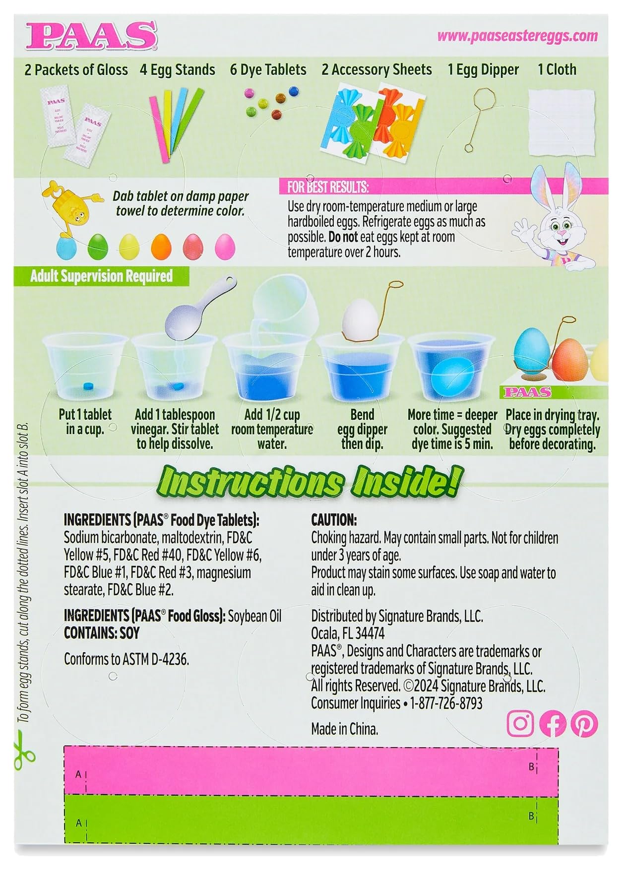Egg Dye- PAAS Easter Candy Shine Egg Decorating Kit | Color & Shine