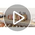 Purse Organizer for Closet - Clear Handbag Shelf Dividers, 9.7" Tall, Includes 2 Bases & 8 Dividers - Suitable for Handbags & Totes (Variation 2 / 9.7"H)