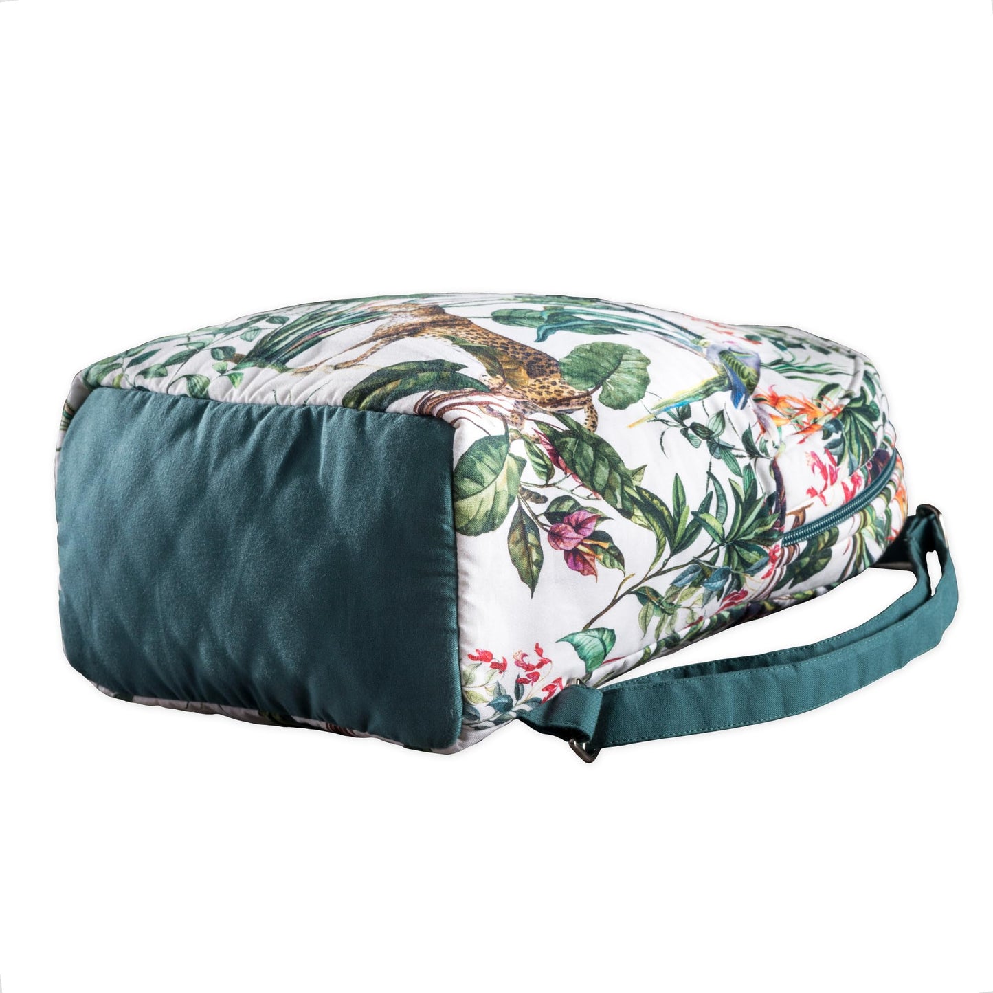 Maison d' Hermine Backpack for Women Men Cotton Shoulder Multipurpose Rucksack with Small Pouch Lightweight Multi Pocket Bag for Travel Work Beach Perfect for Mothers Day Gifts - Wild