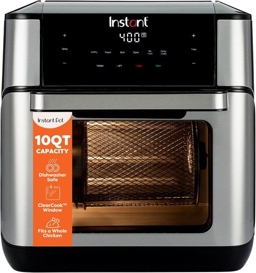 Instant Pot 10QT Air Fryer - 7-in-1 Multi-Function with EvenCrisp Technology & 100+ Recipes