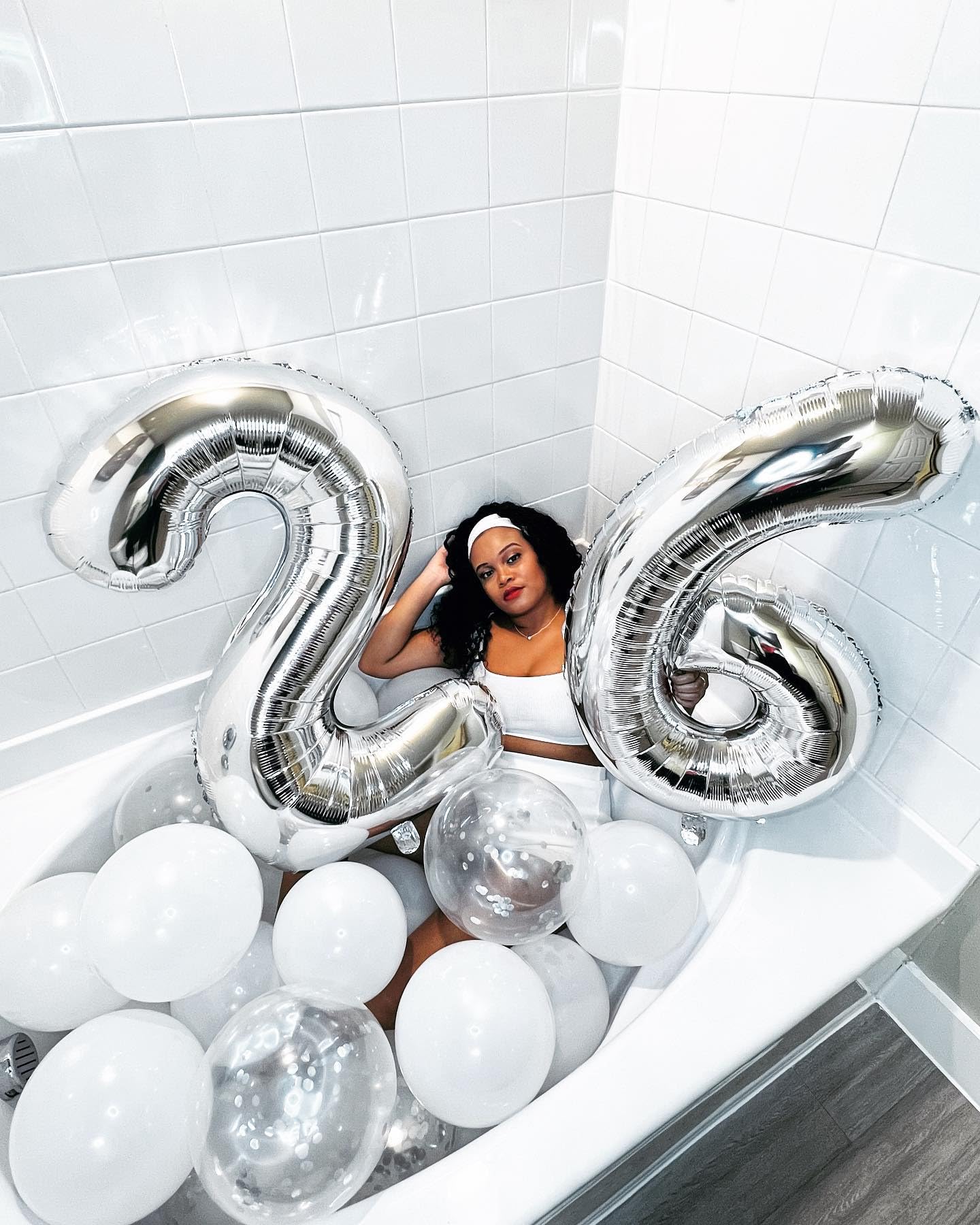 Silver 6 Balloon, Number Balloons 40 Inch, 6th Balloons for Birthday Decorations, Silver Party Supplies 6 Birthday Balloon, Number 6 Balloon