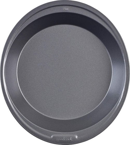 GoodCook Everyday Pie Pan - Scratch-Resistant Nonstick Steel | 9-Inch, Durable Gray Design