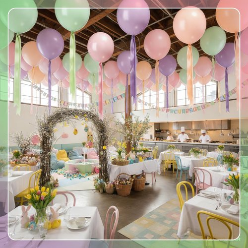 Hungdao 100 Pack Birthday Decorations Pastel Balloons 12 Inch Macaron Balloons with Satin Ribbon Round Rainbow Latex Balloon for Birthday Spring Wedding Bridal Shower Ceiling Party Decorations