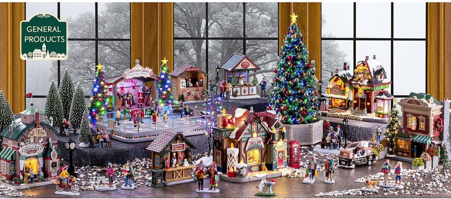 Lemax Cocoa Express | Set of 2 Battery Operated Figurines - Perfect Holiday Decor (4.5V)