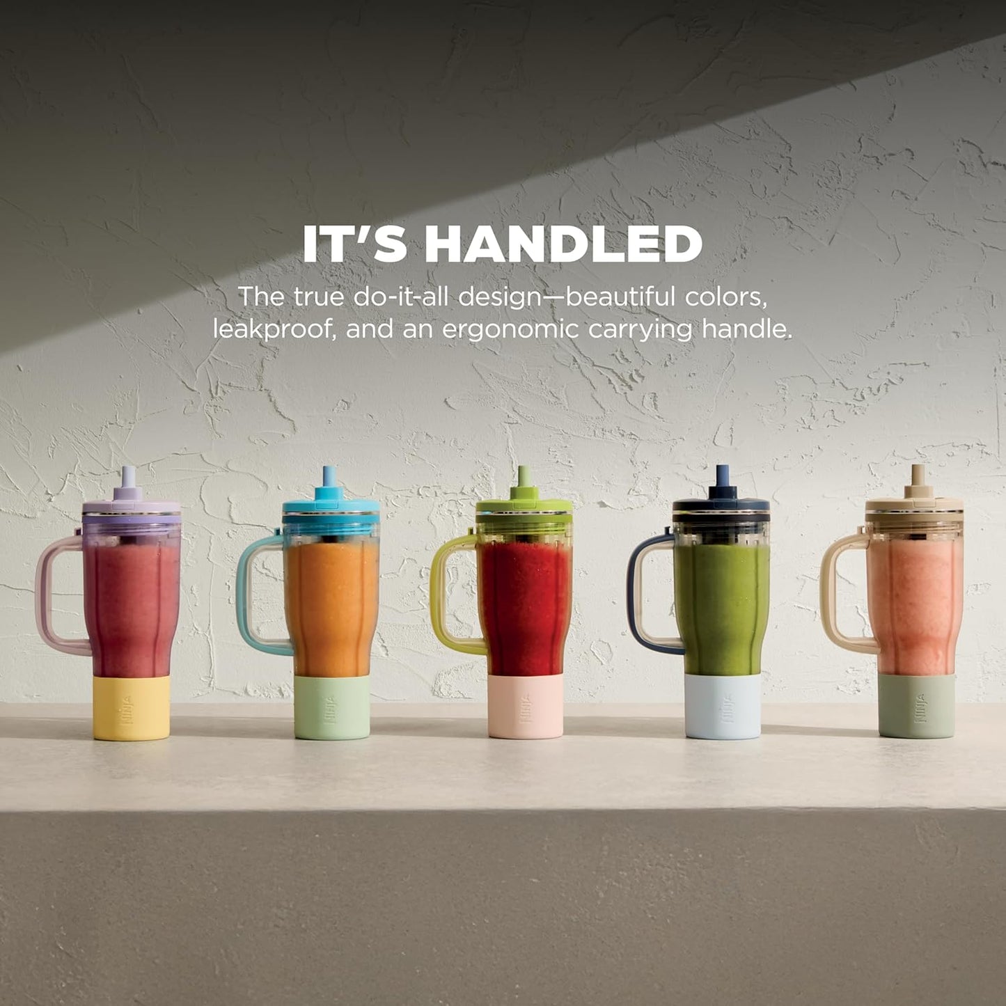Ninja Blendboss™ Personal Blender - Smoothies & Frozen Drinks | 26oz Travel Tumbler with Leak-Proof Lid & Chug Spout