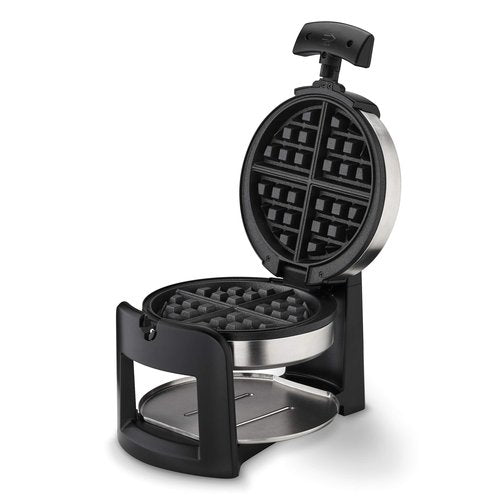 Cuisinart Round Flip Belgian Waffle Maker, 1" thick Belgian-style Waffle, WAF-F30NAS