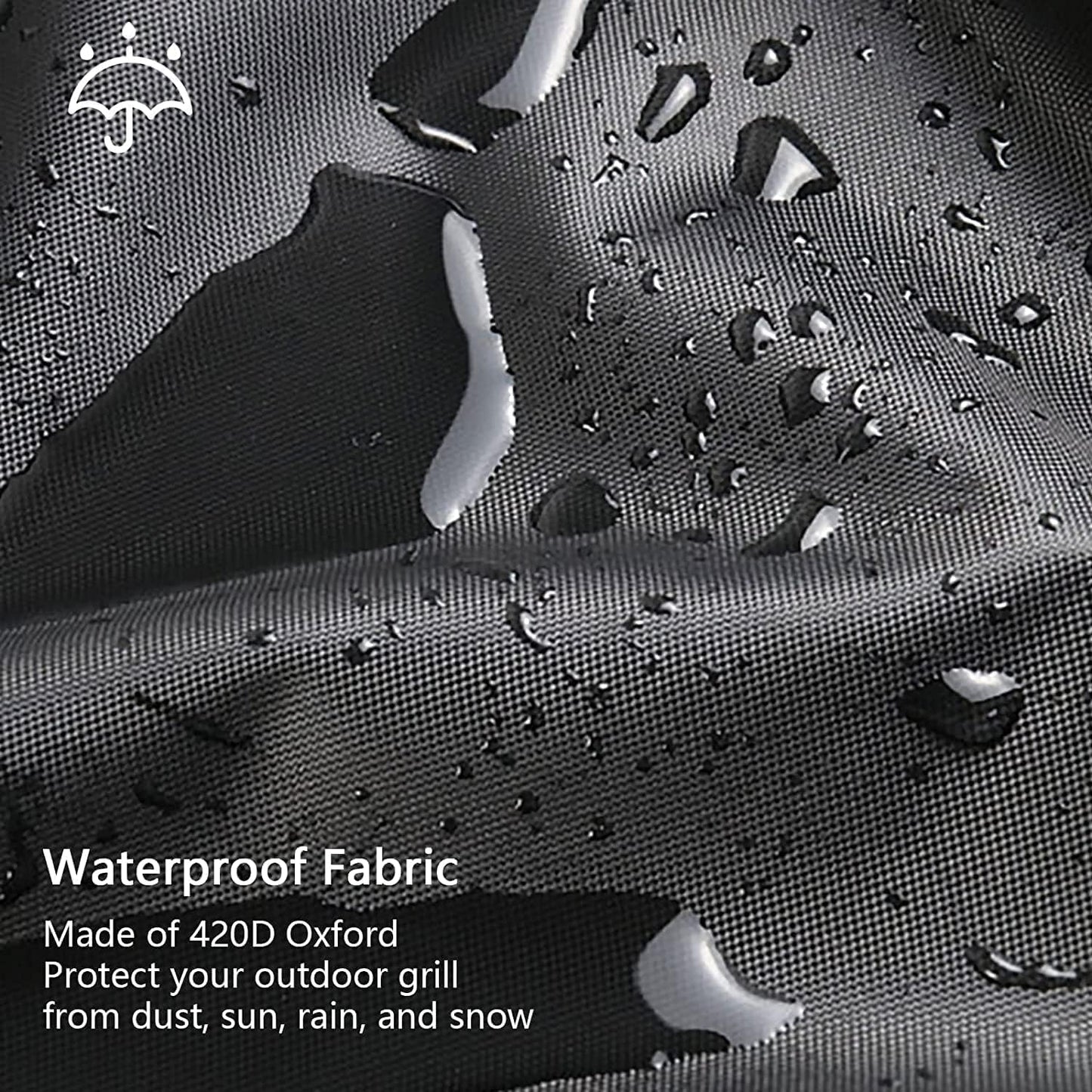 Skiennix 30 Inch BBQ Gas Grill Cover - Heavy Duty Waterproof & UV-Resistant | Fits Weber, Char-Broil & More
