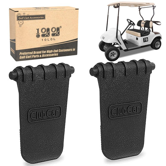 10L0L Golf Cart Bag Rack Strap Buckle for Club Car 1981-up DS 1981-up Gas & Electric, EZGO Medalist/TXT 1994- Up (2 PCS)