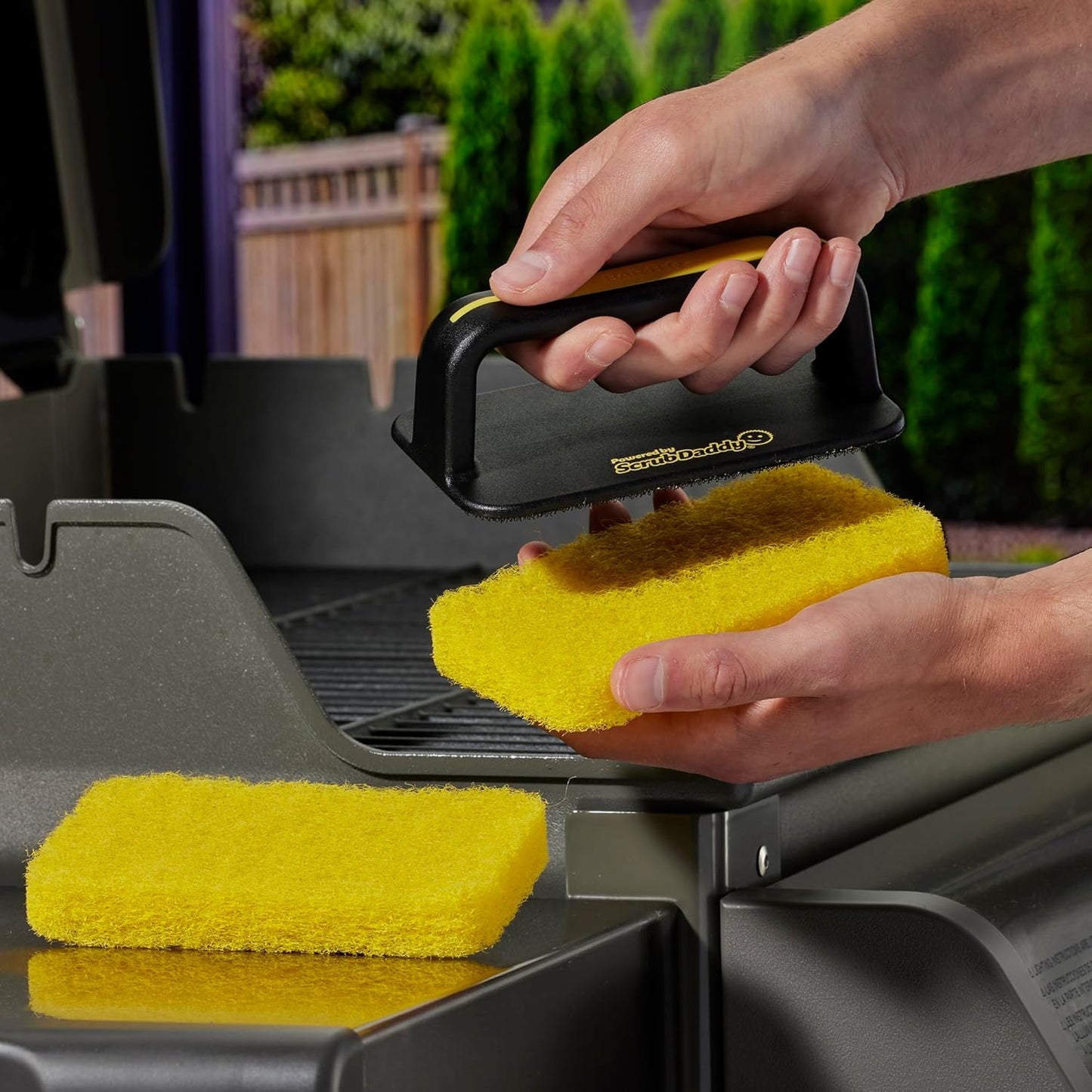Mr. Bar-B-Q Grill Scrubber Replacement Pads - 2-Pack for Ultimate Cleaning Power
