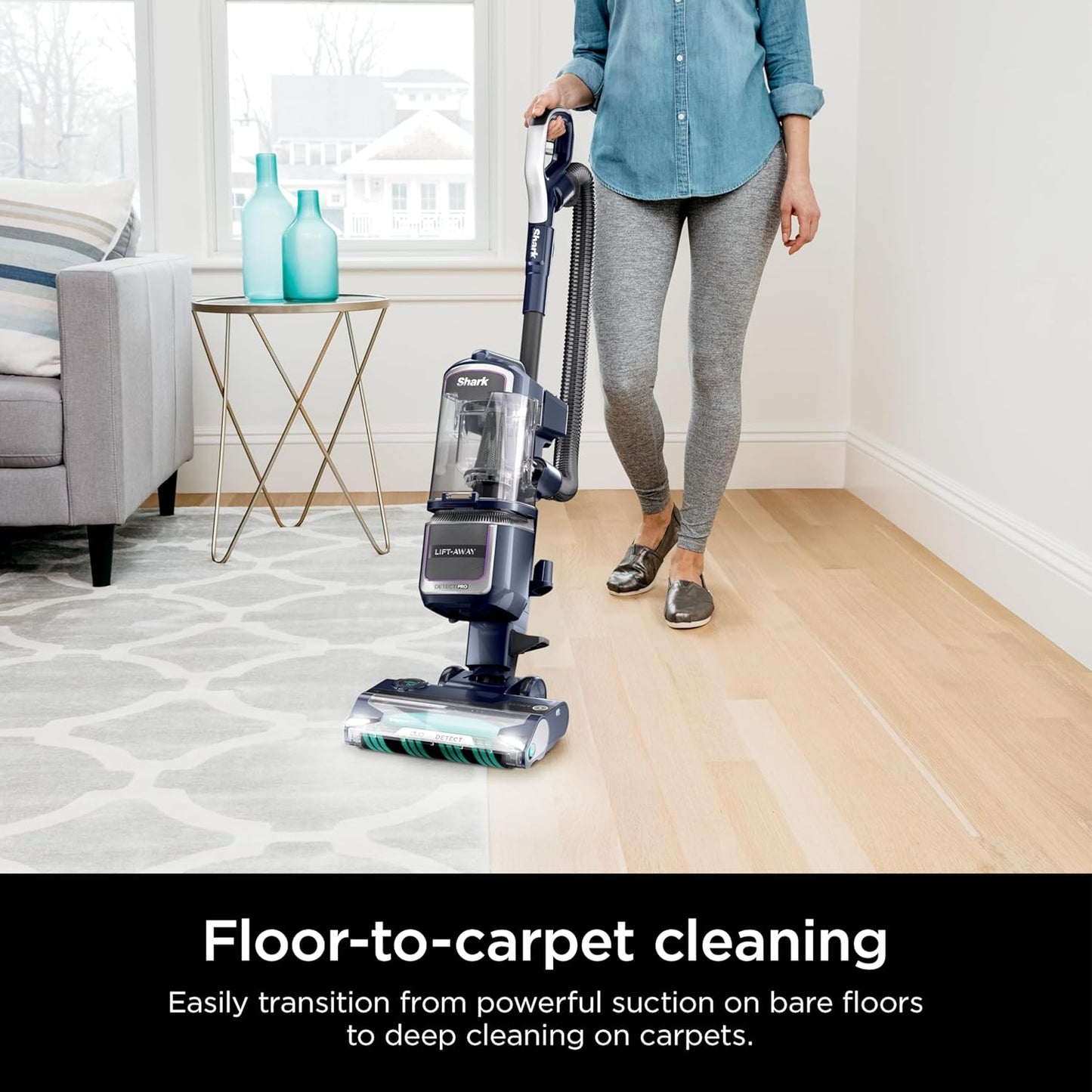 Shark Detect Pro Speed Lift-Away Vacuum - Bagless, DuoClean, Anti-Allergen & Odor Neutralizer | Model LA742