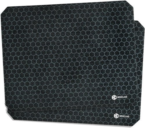 HexClad 2-Piece Dish Drying Mat Set - Ultra-Thin, Absorbent Fabric, Waterproof & Non-Slip Design, Universal Fit