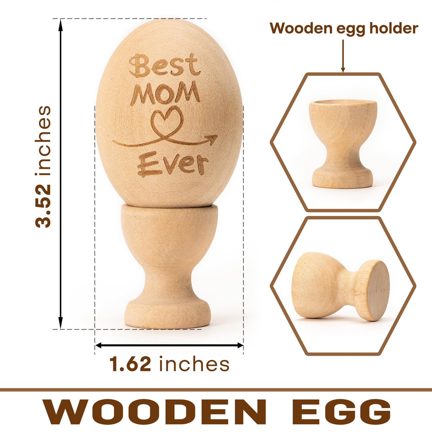 RUSATEN Easter Gifts for Mom, Resurrection Eggs and Easter Basket Stuffers, Valentines for Mom, Religious Home Decor Gift