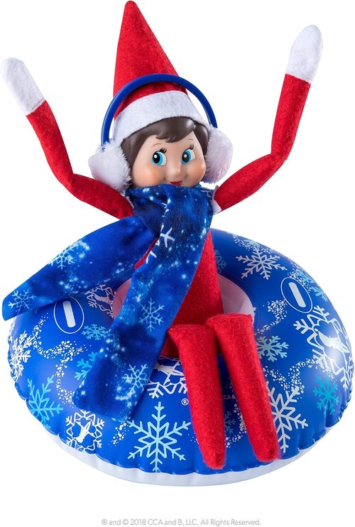 Elf on the Shelf - Claus Couture Collection Totally Tubular Snow Set | Festive Holiday Outfit