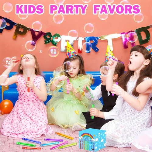 Bulk Mini Bubbles Party Favors for Kids 100-300 Pack, Small Graduation Birthday Pinata Goodie Bag Fillers Non Candy Treats for Toddlers, 4 of July Essentials Toys Prizes Rewards for Boys Girls
