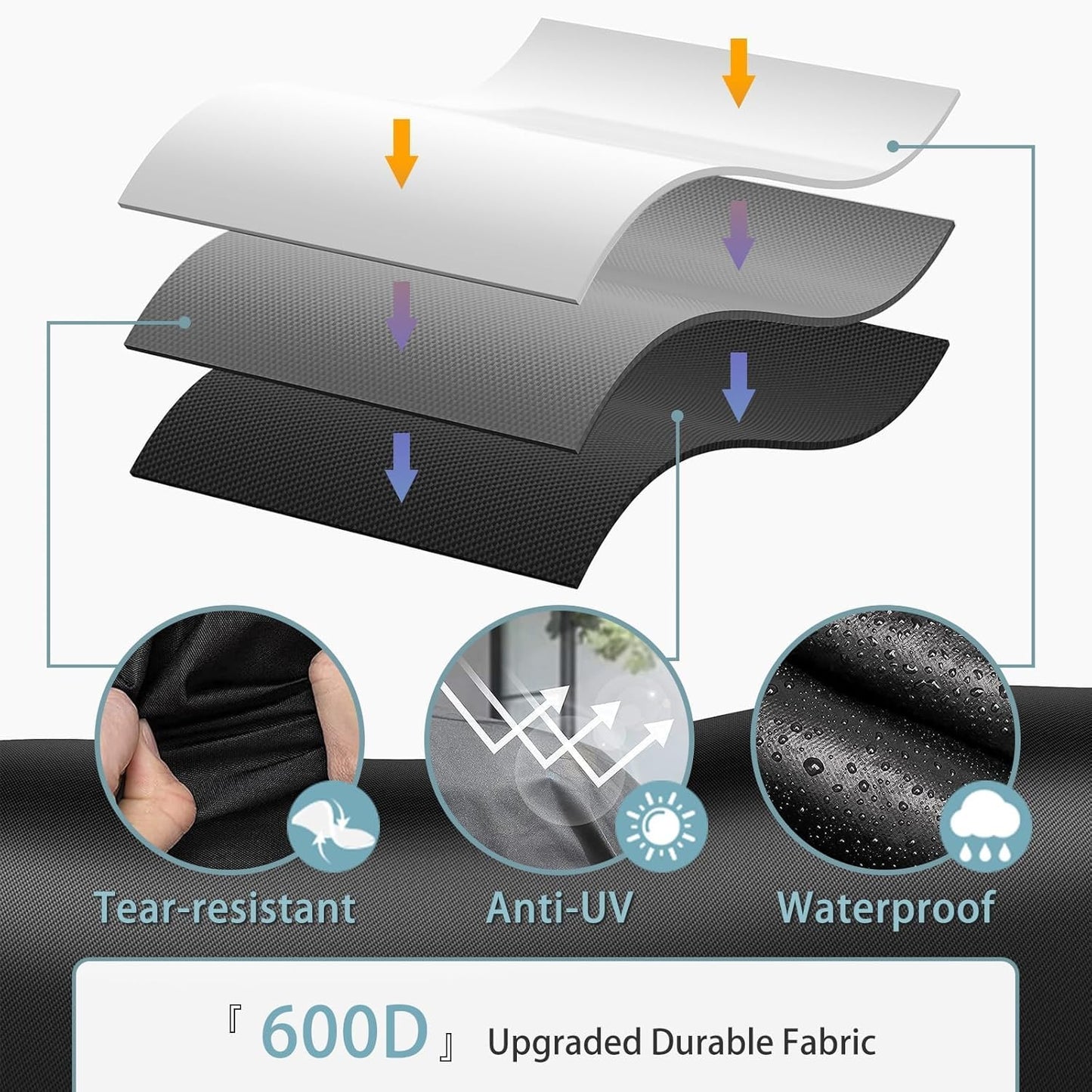 SHINESTAR Griddle Cover - Heavy Duty Waterproof 28 Inch Cover for Blackstone Grills | Air Vent & Straps