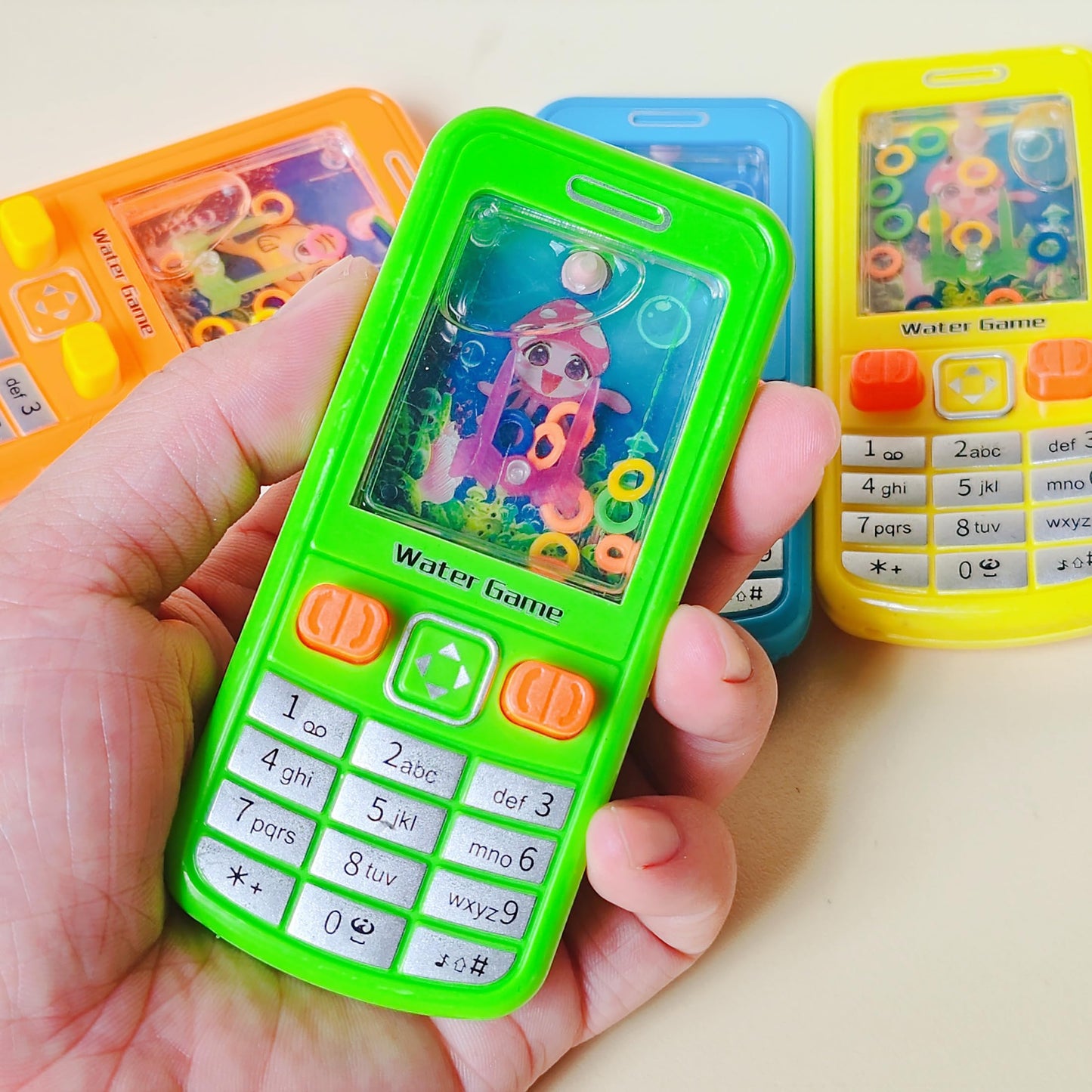 12 Pack Water Ring Toss Handheld Game,90s Nostalgia Cell Phone Toys,Pefect for Kids Back to School Valentines Day Gifts Birthday Party Favor,Return Gifts,Goodie Bags Stuffers,Classroom Prizes Bulk