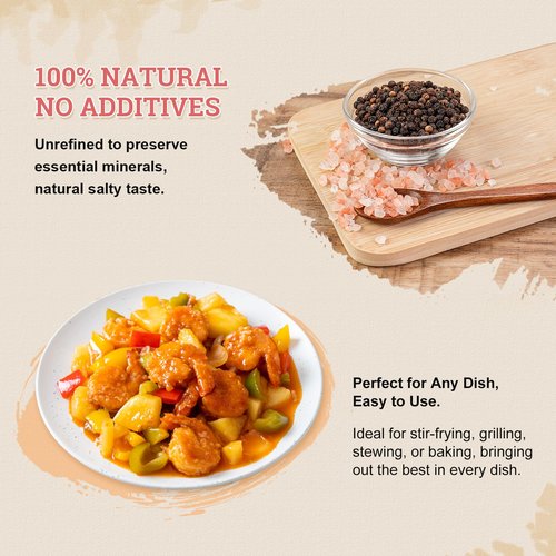 52USA Whole Black Peppercorns & Himalayan Pink Salt - Coarse Grain 39 oz | Perfect Grinder Refill Set