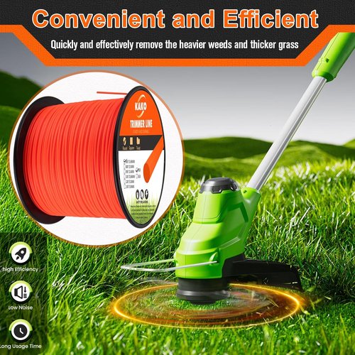 065 Trimmer Line - Round Weed Eater String .065 Inch | 2000 Ft | Commercial Quality for Most Trimmers