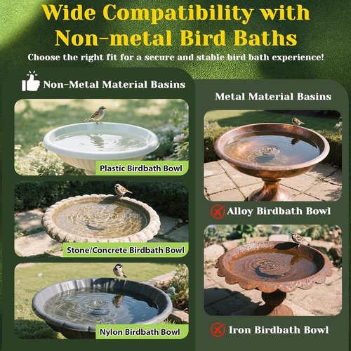 3Pcs Copper Purification Disks by [Brand Name] - 99.99% Pure Copper Water Cleaning Discs for Outdoor Birdbaths & Fountains