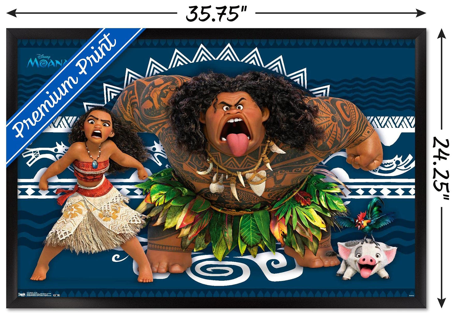 Trends International Moana Faces Wall Poster 22.375" x 34"