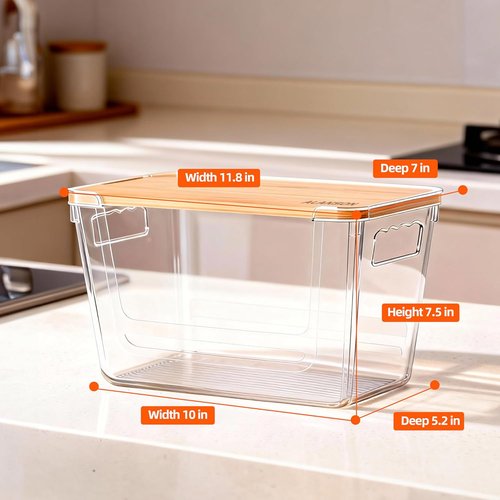 Garbage Bag Dispenser by [Brand Name] - Under Sink Organizer for Kitchen & Pantry | Clear, 4 Pack