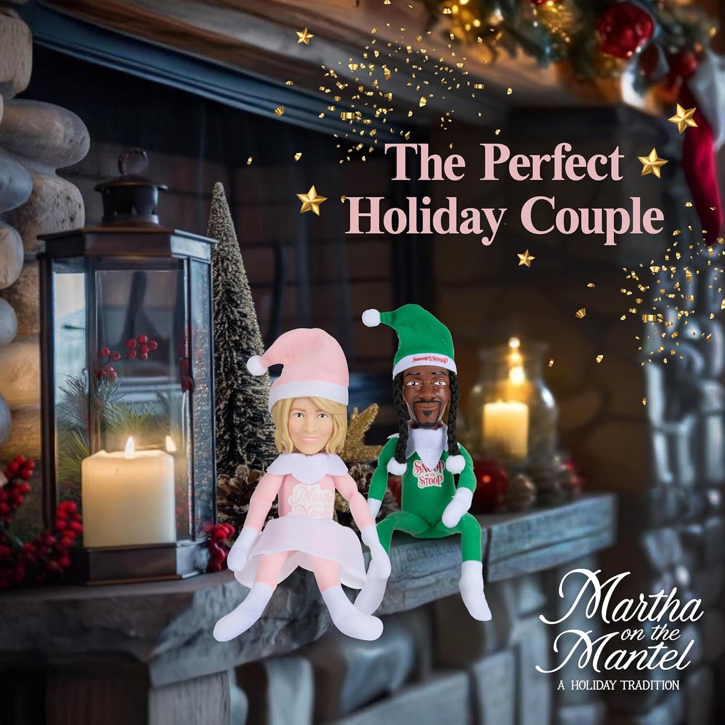 Snoop Dogg Christmas Shelf Décor - 12” Snoop on The Stoop Figurine for Festive Home Styling