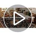 8x10 Washable Area Rug - Black, Gold, Beige, Red - Sun Moon Pattern - Vacuum-Friendly
