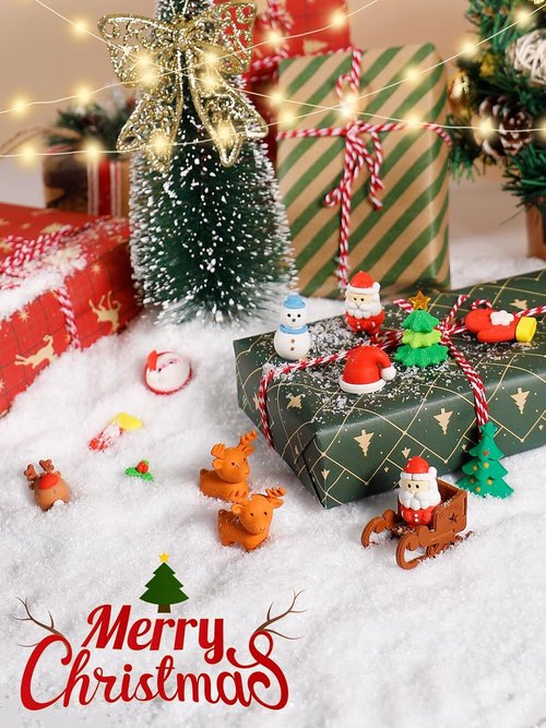 Biggun Water-Free Fake Snow - Lifelike Fire-Resistant Dry Faux Snow for Christmas Village Decor | 8.8 Oz