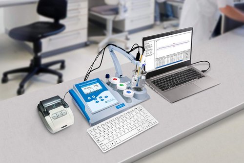 Apera Instruments PC9500 Research-Grade Benchtop pH/Conductivity Multiparameter Meter Kit with Comprehensive GLP Data Management and Data Output to Printer/PC