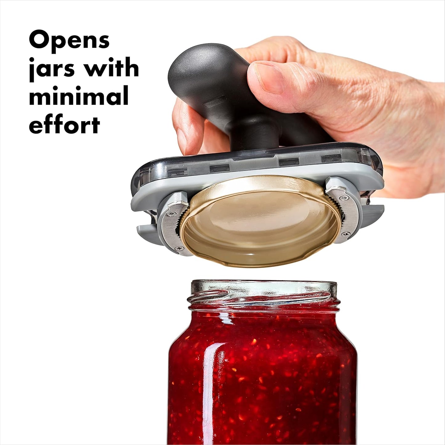 OXO Good Grips Jar Opener - Effortless Twisting with Basepad | Ideal for All Jar Sizes