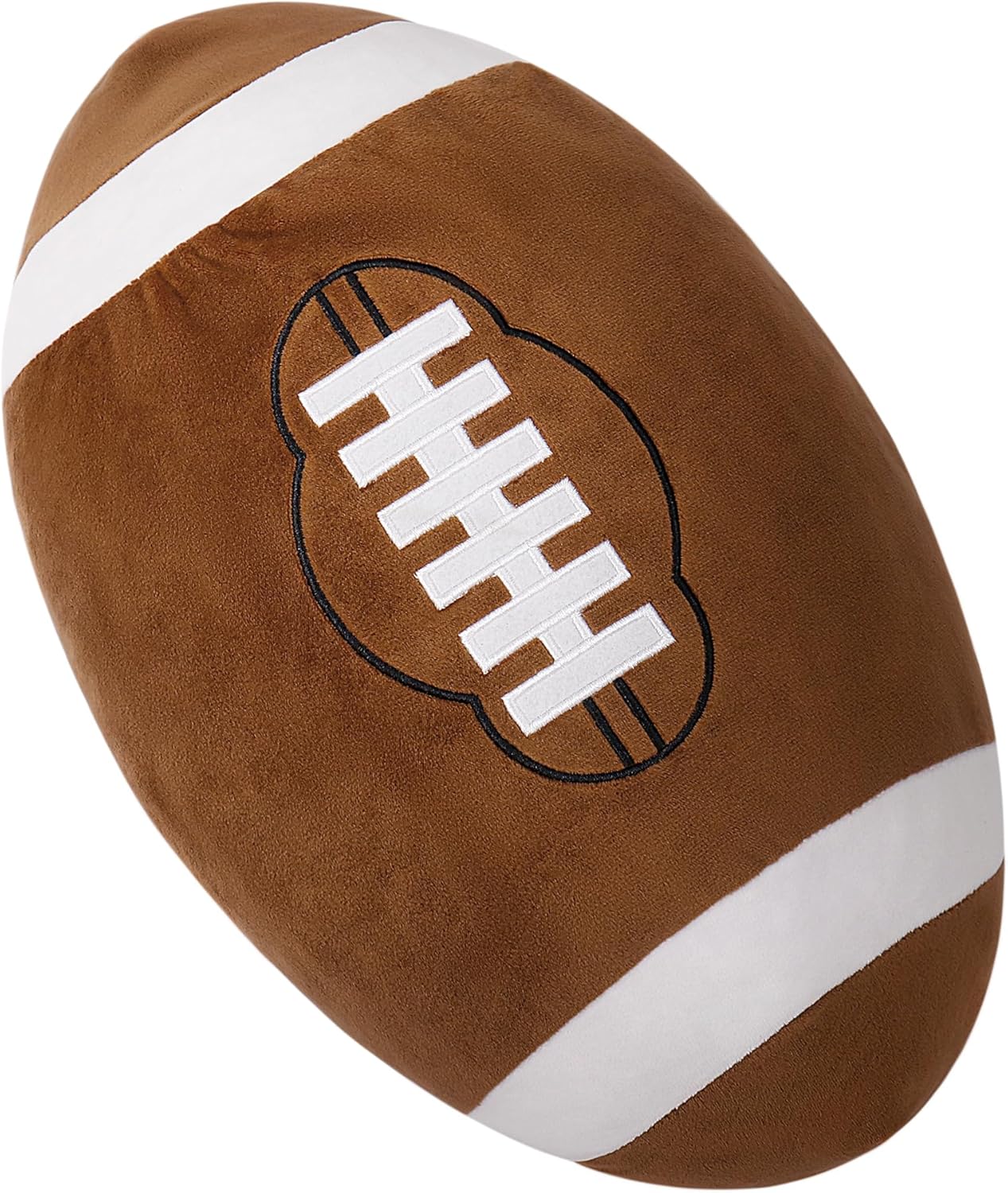 OurHonor Football Plush - 18" Soft Fluffy 3D Stuffed Football Pillow | Cute Indoor Outdoor Toy Gift