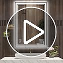 WUENLux 24x36'' LED Bathroom Mirror Anti-Fog Dimmable with 3 Color Lights & Memory