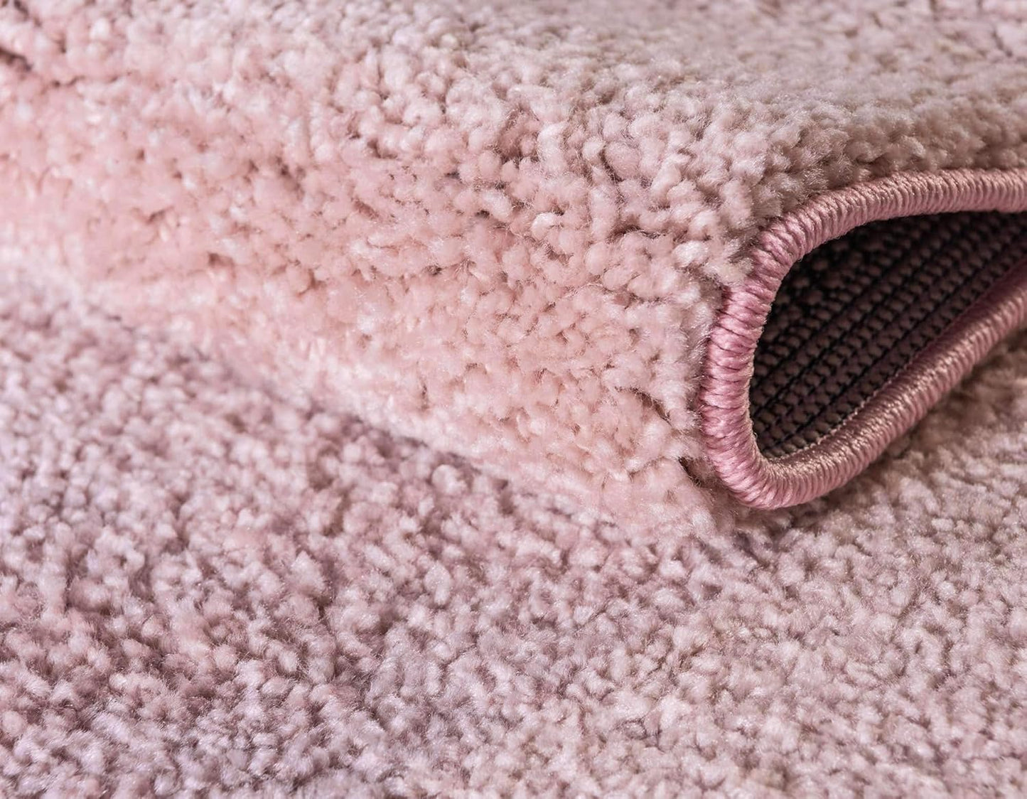 Unique Loom Solo Collection Area Rug - Calabasas (2' 2" x 6' 7" Runner, Pink)