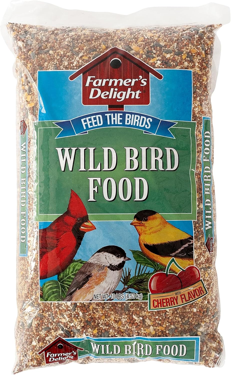 Wagner's 53002 Wild Bird Food - Cherry Flavor, 10-Pound Bag for Happy Birds