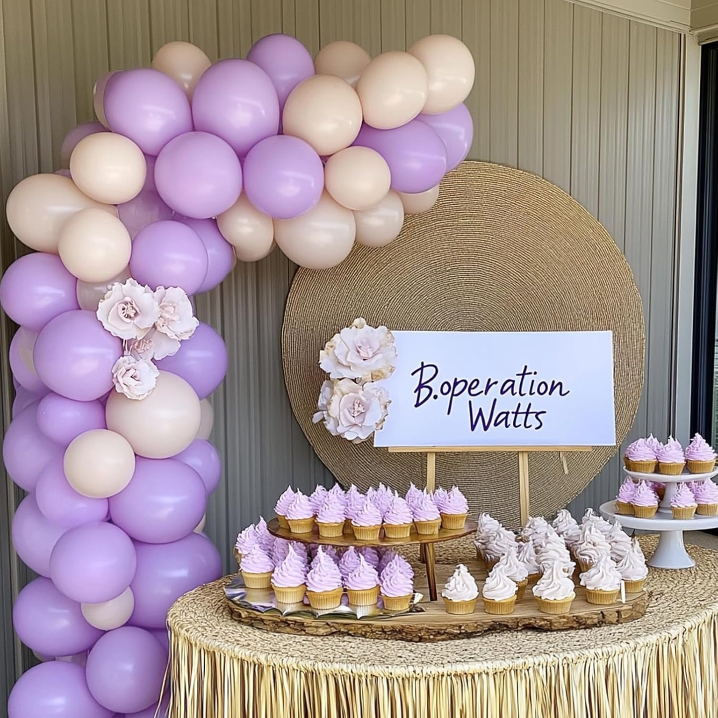 RUBFAC Lavender Purple Balloons - 105pcs in Various Sizes for Garland & Arch | Perfect for Birthday & Baby Shower Decor