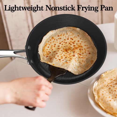 imarku Nonstick Frying Pan Skillets, 3 Pcs Omelette Pan with Stay Cool Handle, Healthy Cooking Frying Pan, Free of PFAS PFOA PTEE, Oven/Dishwasher Safe, Compatible with All Cooktops, Christmas Gift