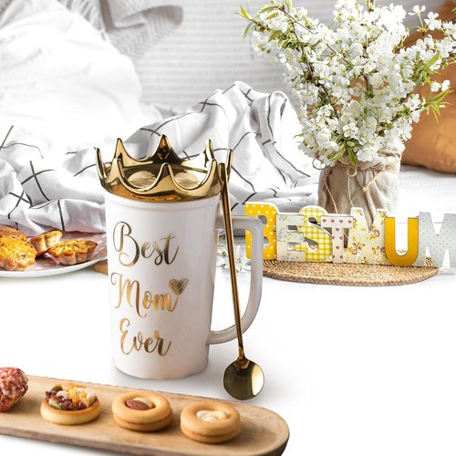 Best Mom Ever | Mom Coffee Mug - 19 Oz Birthday & Christmas Gift for Mom, Daughter, Sister, Aunt