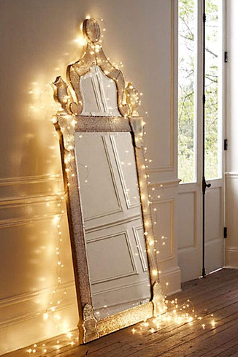 Perfectday 200 LED Copper Fairy String Lights - 66 FT Waterproof Warm White USB Powered for Indoor/Outdoor Decor