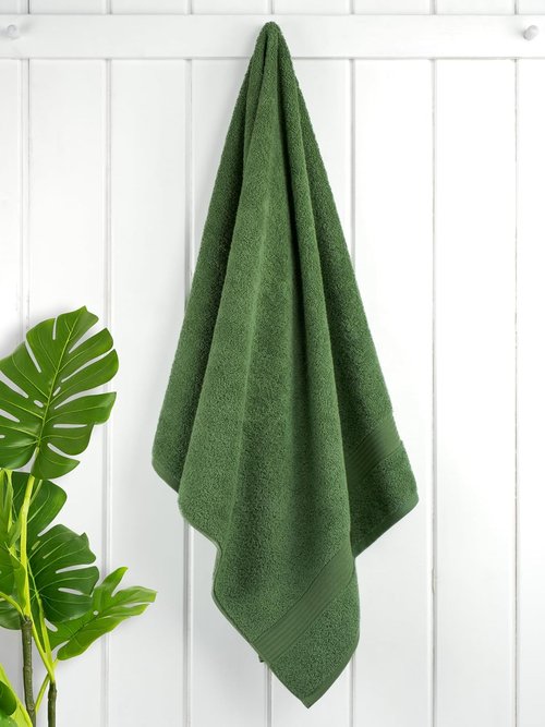 Cotton Paradise Turkish Bath Towels - Extra Large Soft Plush 4-Piece Set in Sage Green