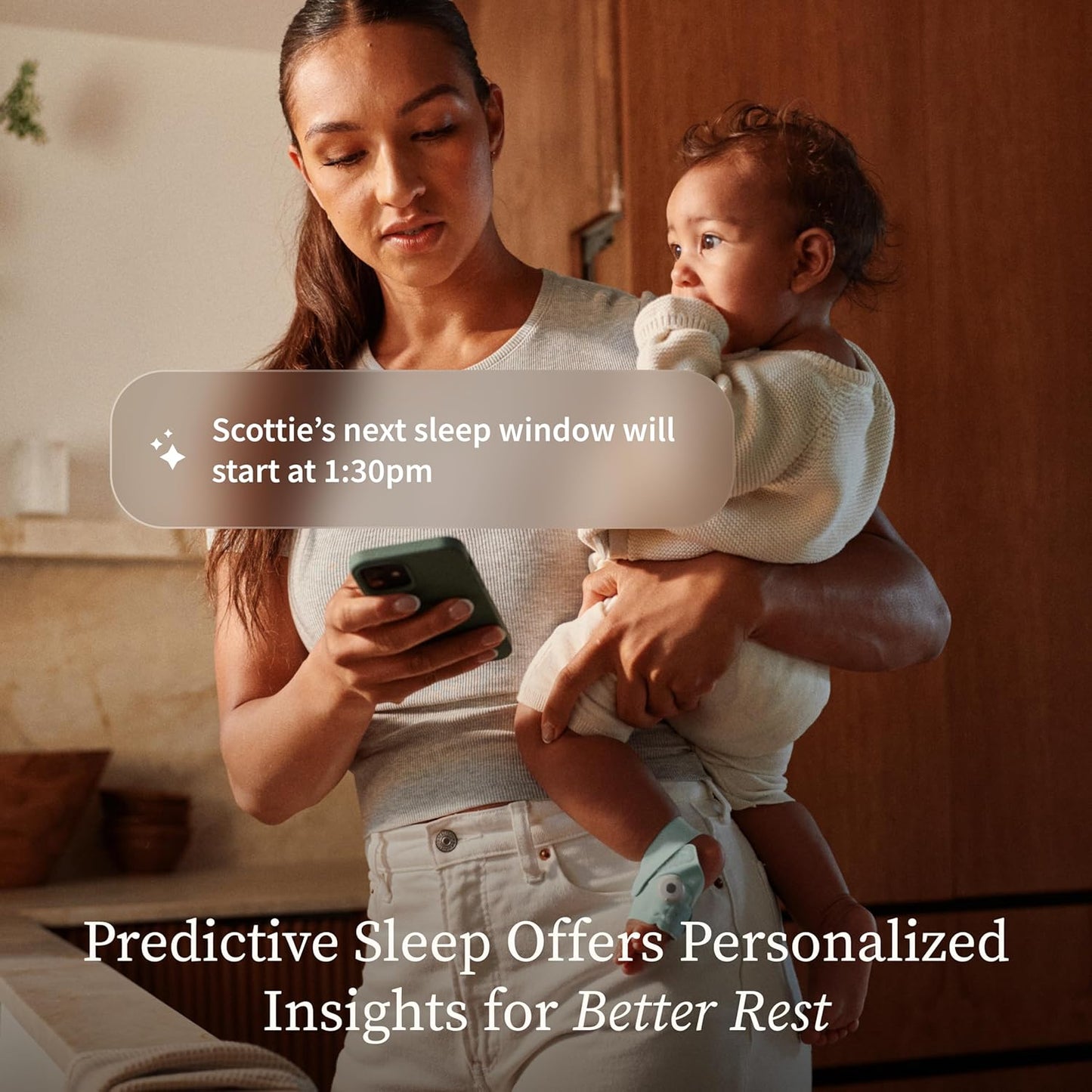 Owlet Dream Duo (Gen 3) Smart Baby Monitor Bundle - 2K HD Video & Dream Sock for Oxygen, Heart Rate, Sleep Tracking | App Health Insights