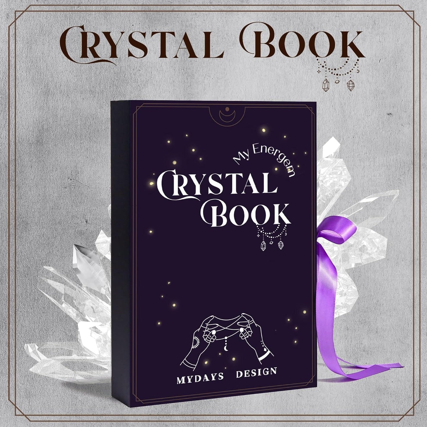 MYDAYS&DESIGN 2026 Crystal Advent Calendar - 12 Days of Zodiac Healing Crystals & Gemstones Gift for Women, Teens & Girls
