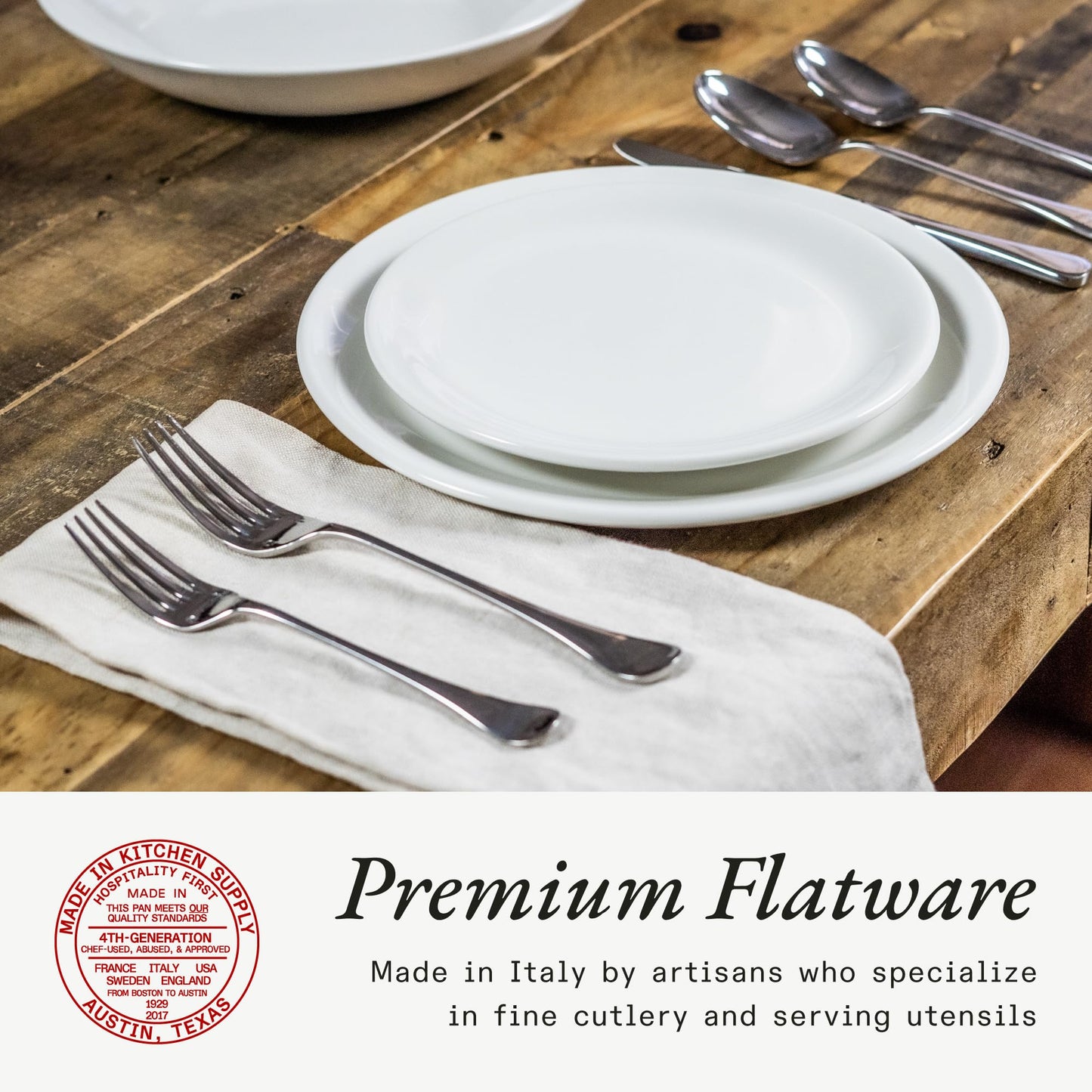 Made In Cookware | Flatware Set | 4 Place Settings (20 Piece Set) | Crafted In Italy