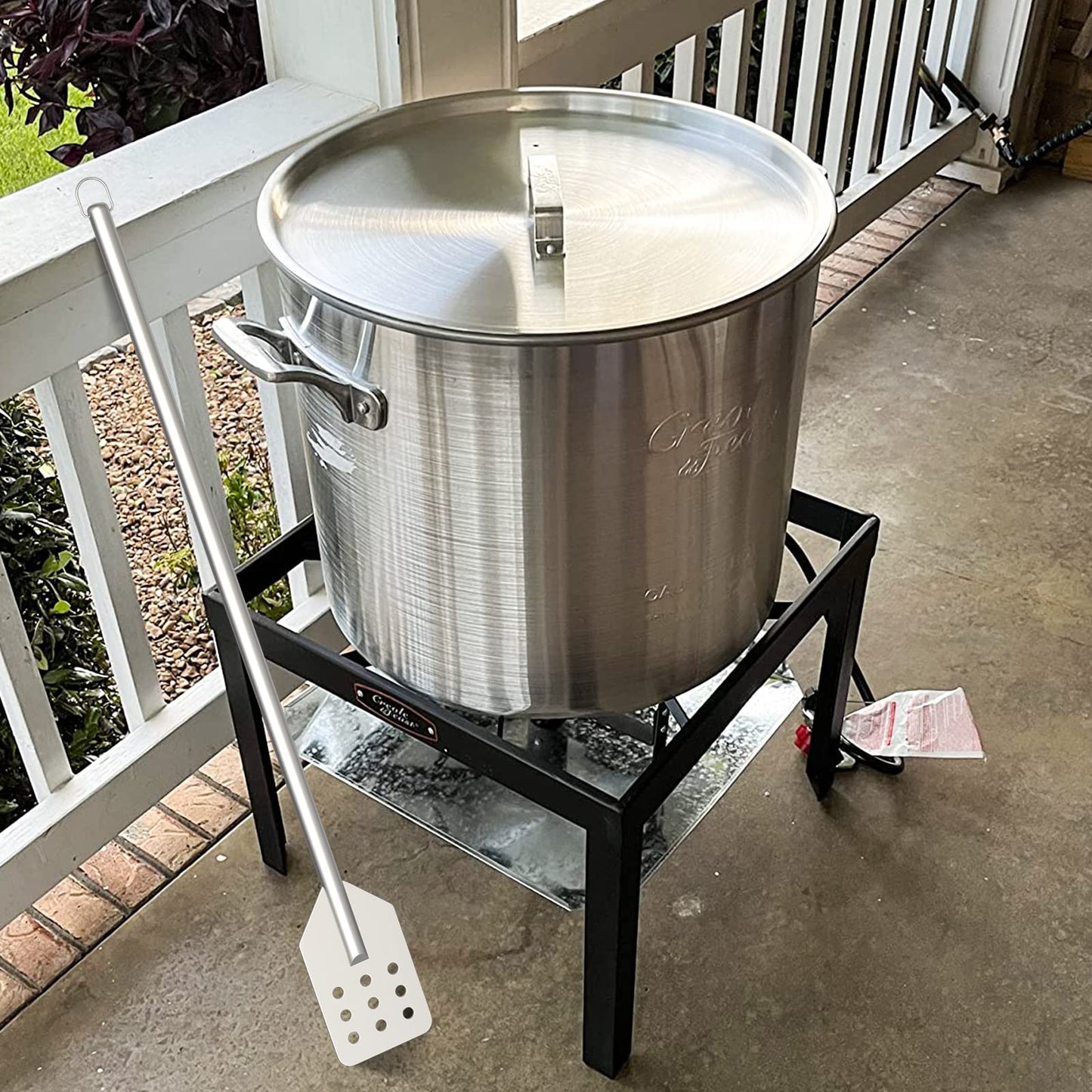 42 Inch Crawfish/Crab Boil Mixing Stir Paddle Accessories for Stockpots and Fry Pots,Stainless Steel Mash Paddle