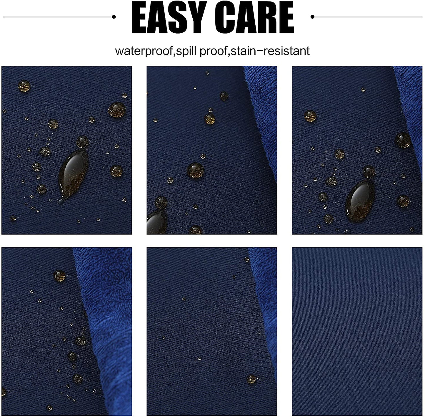 Obstal Rectangle Table Cloth, Oil-Proof Spill-Proof and Water Resistance Microfiber Tablecloth, Decorative Fabric Table Cover for Outdoor and Indoor Use (Navy Blue, 60 x 84 Inch)